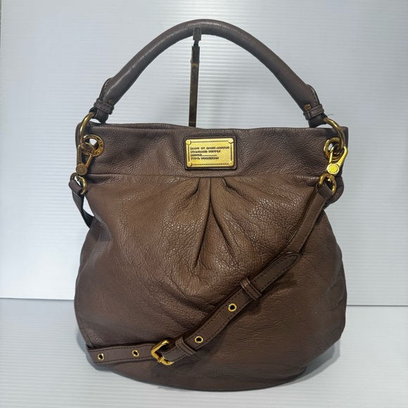 Marc Jacobs Classic Q Hiller Tan Leather Hobo Bag - Picture 3 of 13